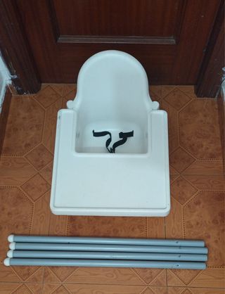 Silla Comedor Bebé Blanca