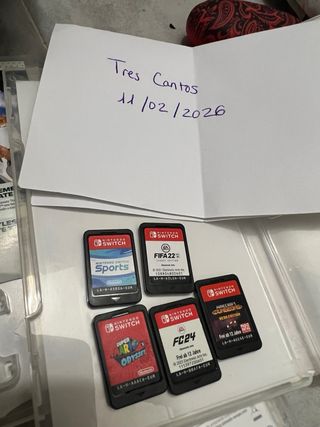 Nintendo Switch OLED con 7 giochi e borsa