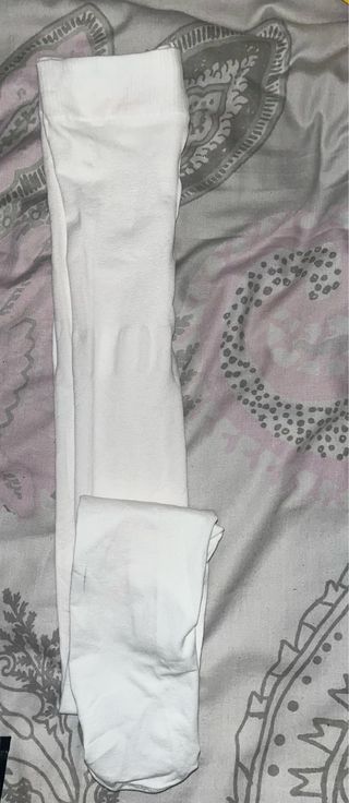 Medias niña rayas rojas y blancas