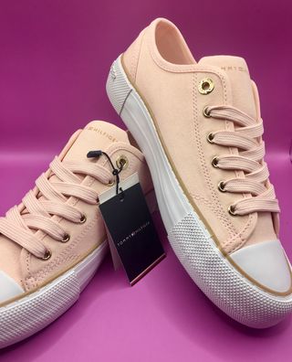 Zapatillas cordones Tommy Hilfiger PREMIUM Rosa