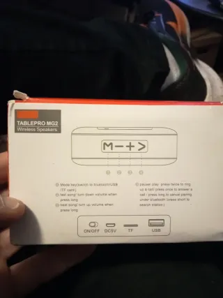 Altavoz Bluetooth Rojo