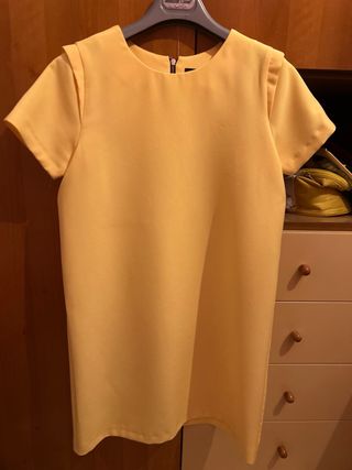 Vestito giallo Zara taglia S