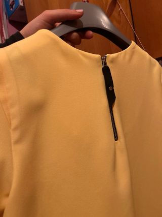 Vestito giallo Zara taglia S