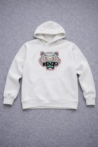 Sudadera Kenzo Paris Tiger Blanca