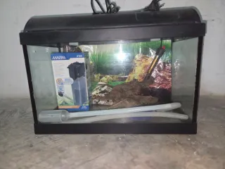 Acuario 40L con filtro y calentador