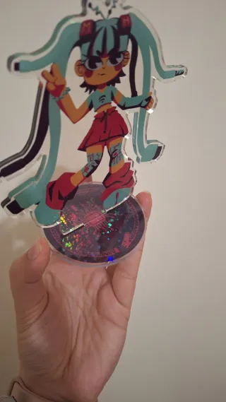 Figura Acrílica Miku Cyber