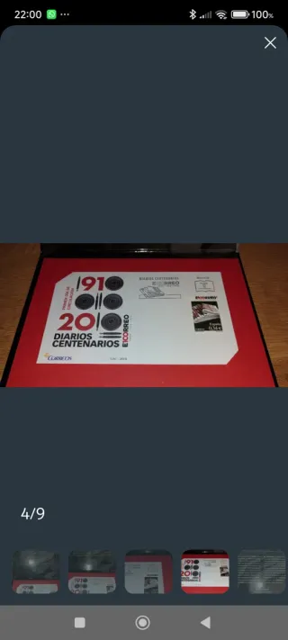 Sello Conmemorativo El Correo 1910-2010