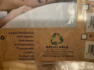 Almohada nueva 70cm Aloe Vera