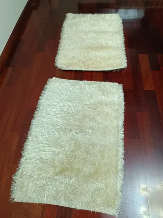 Alfombras color crema