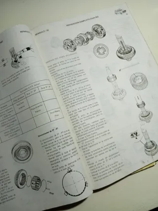 RENAULT 12 R12 1300 MANUAL D TALLER PIEZAS