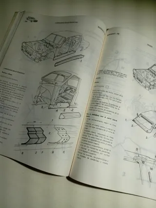 RENAULT 12 R12 1300 MANUAL D TALLER PIEZAS