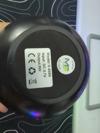 Altavoz Bluetooth LED