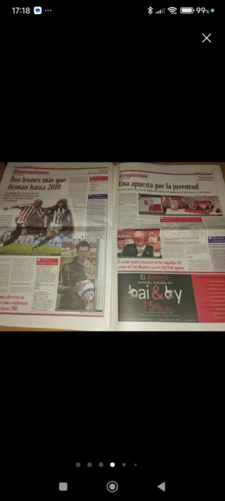 Periódico Athletic Club - Agosto 2005