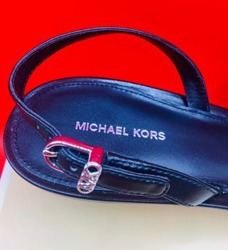 Sandalias Michael Kors 100% Piel Negra PREMIUM