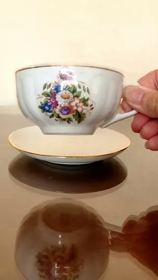 Taza y platillo Santa Clara Vigo