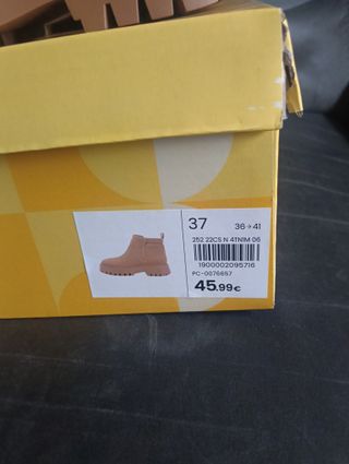 Botines NYC n37 NUEVOS