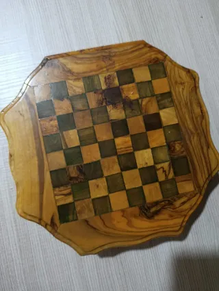 Tablero de ajedrez de madera