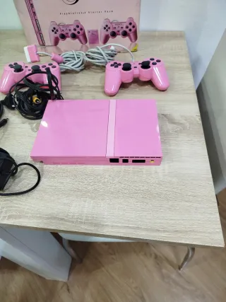 PlayStation 2 Slim Edición Limitada Rosa