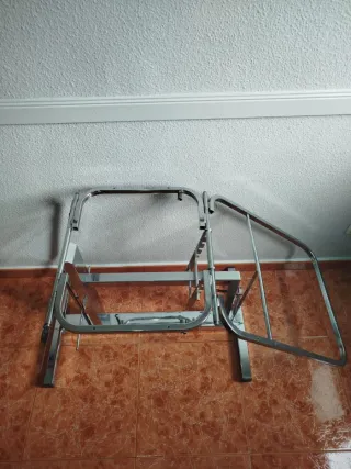 Camilla de 3 cuerpos, acero inoxidable buen estado