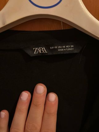 Abito Zara XS velluto pesante