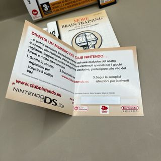 More Brain Training Nintendo DS Manuale Istruzioni
