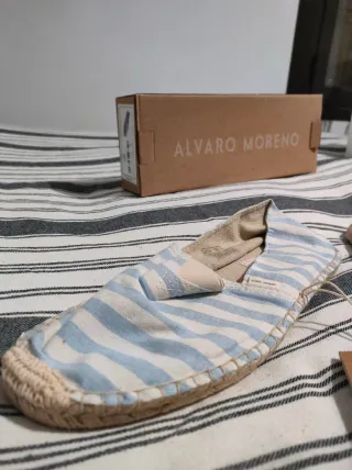 Alpargatas Alvaro Moreno Azules Nuevas