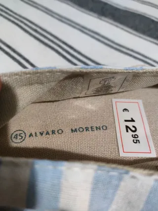 Alpargatas Alvaro Moreno Azules Nuevas