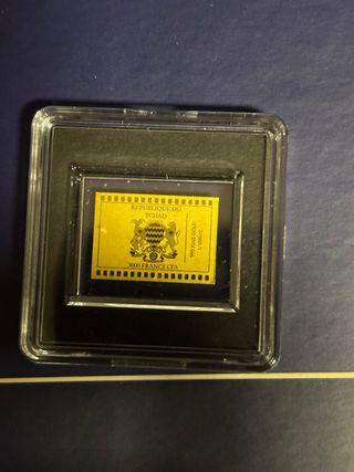 2 Blister Lamine Oro Fino 999 24k