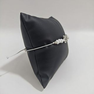 Pulsera ajustable mariposa plata