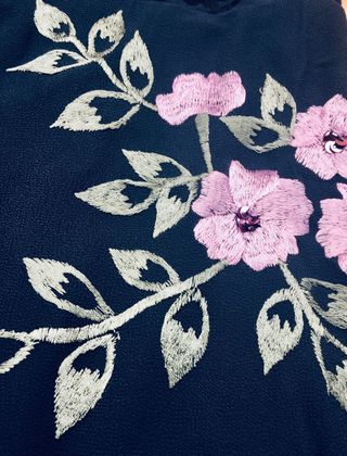 Vestido Fiesta Bordado Maya Deluxe Petite