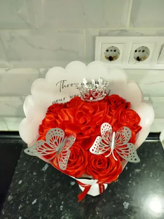 Ramo de rosas eternas San Valentín