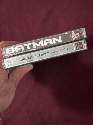 Lote 2 Juegos PS1: Spider-Man 2 y Batman & Robin