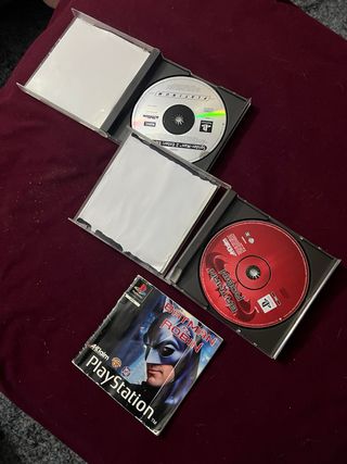 Lote 2 Juegos PS1: Spider-Man 2 y Batman & Robin