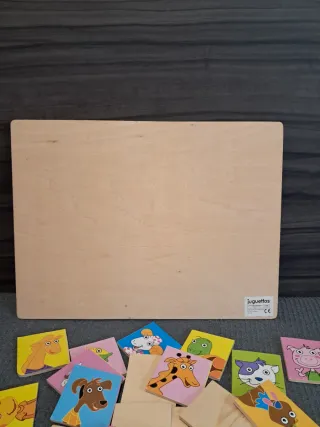 Rompecabezas de animales de madera