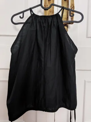 Camiseta Zara Negra Tirantes