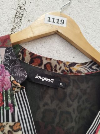 Blusa Desigual Multicolor Patchwork