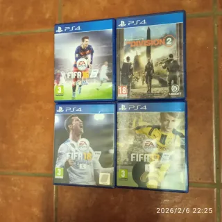 Lote FIFA 16, 17 y 18 PS4+ División 2