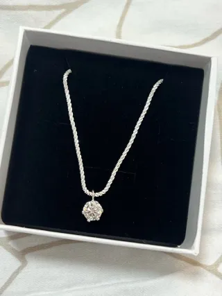 Collana 925 Moissanite 1ct