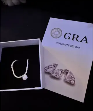 Collana 925 Moissanite 1ct