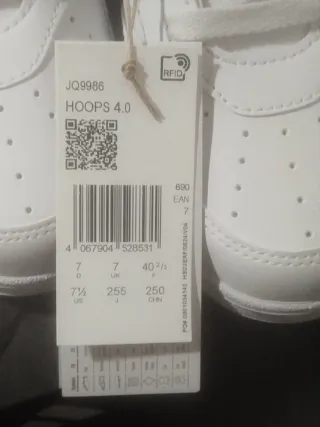 Zapatillas Adidas Blancas y Azules