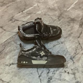 Scarpe Louis Vuitton Uomo Brillantinata Nere/Argen