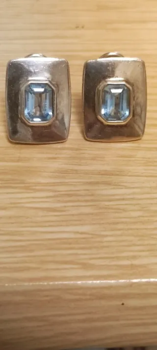 Pendientes Tous Azul Plata