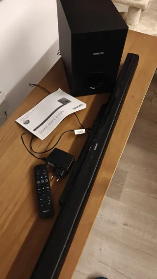 Barra de Sonido Philips HTL2183B Negra