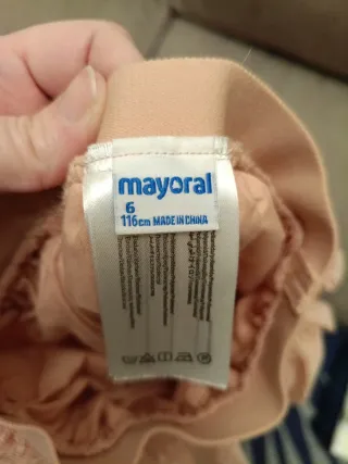 Falda tul niña rosa con topos