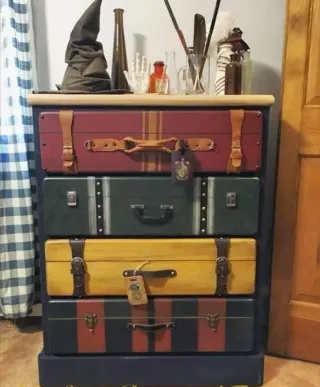 Cómoda Estilo Maletas Harry Potter