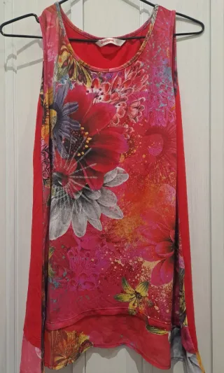 Blusa Desigual sin mangas Talla M