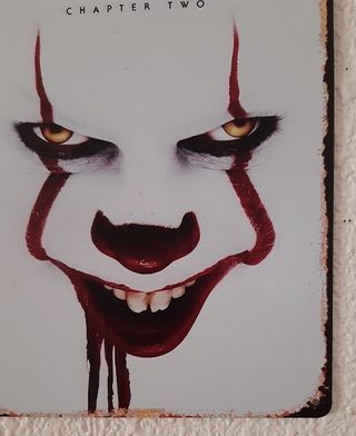 Póster Metal "IT Chapter Two" "Payaso Pennywise"