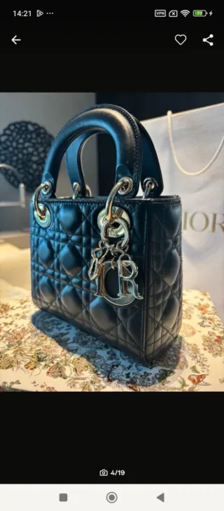 Bolso Dior Lady Negro