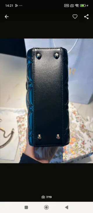 Bolso Dior Lady Negro