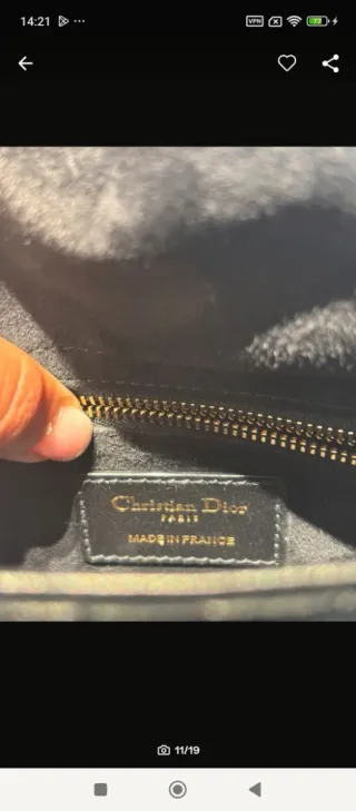 Bolso Dior Lady Negro